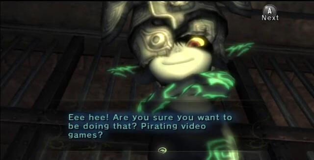 Twilight Princess Anti Piracy (should make more of these!)